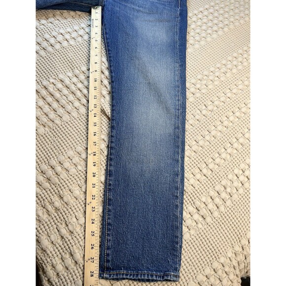 LEVI'S 501 RETRO ‘93 Style Blue Denim Jeans Size W28 L30 Women’s Men Button Fly - Picture 11 of 12